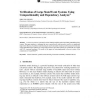 Verification of Large State/Event Systems Using Compositionality and Dependency Analysis