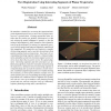View registration using interesting segments of planar trajectories