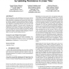 Vines and vineyards by updating persistence in linear time