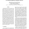 Virtual Memory Window for a Portable Reconfigurable Cryptography Coprocessor