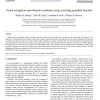 Visual navigation and obstacle avoidance using a steering potential function