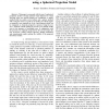Visual servoing from two special compounds of features using a spherical projection model