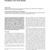 Visualizing and tracking the growth of competing paradigms: Two case studies