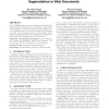 Visually guided bottom-up table detection and segmentation in web documents