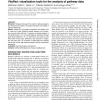VitaPad: visualization tools for the analysis of pathway data