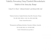 Volatility forecasting using threshold heteroskedastic models of the intra-day range