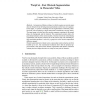 WarpCut - Fast Obstacle Segmentation in Monocular Video