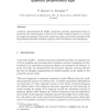 Weakly complete axiomatization of exogenous quantum propositional logic