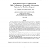 Web-based Access to Distributed High-Performance Geographic Information Systems for Decision Support