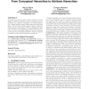 Web-derived resources for web information retrieval: from conceptual hierarchies to attribute hierarchies