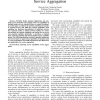 Weighted fuzzy clustering for capability-driven service aggregation