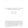 What Matchings Can Be Stable? The Testable Implications of Matching Theory