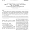 What middleware for network centric operations?