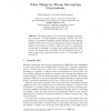 When Things Go Wrong: Interrupting Conversations