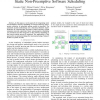 White box performance analysis considering static non-preemptive software scheduling