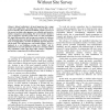 WILL: Wireless indoor localization without site survey