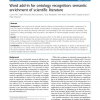 Word add-in for ontology recognition: semantic enrichment of scientific literature