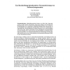 Zur Beschreibung datenbasierter Parametrisierung von Softwarekomponenten