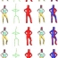 Topology matching for 3D video compression